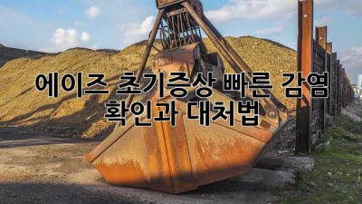 에이즈 초기증상: 빠른 감염 확인과 대처법