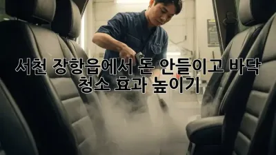 서천 장항읍에서 돈 안들이고 바닥 청소 효과 높이기!